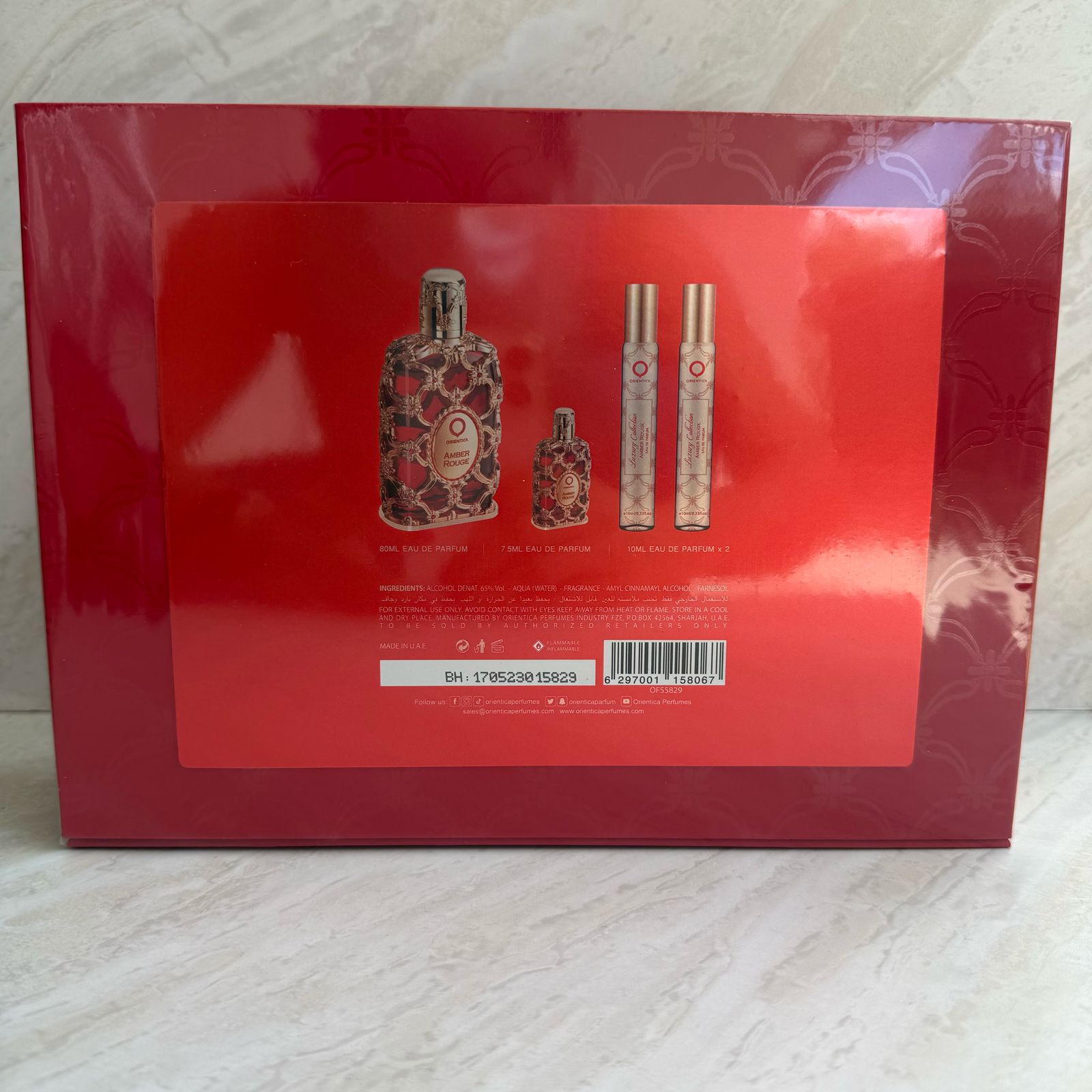 SET ORIENTICA AMBER AOUD *4